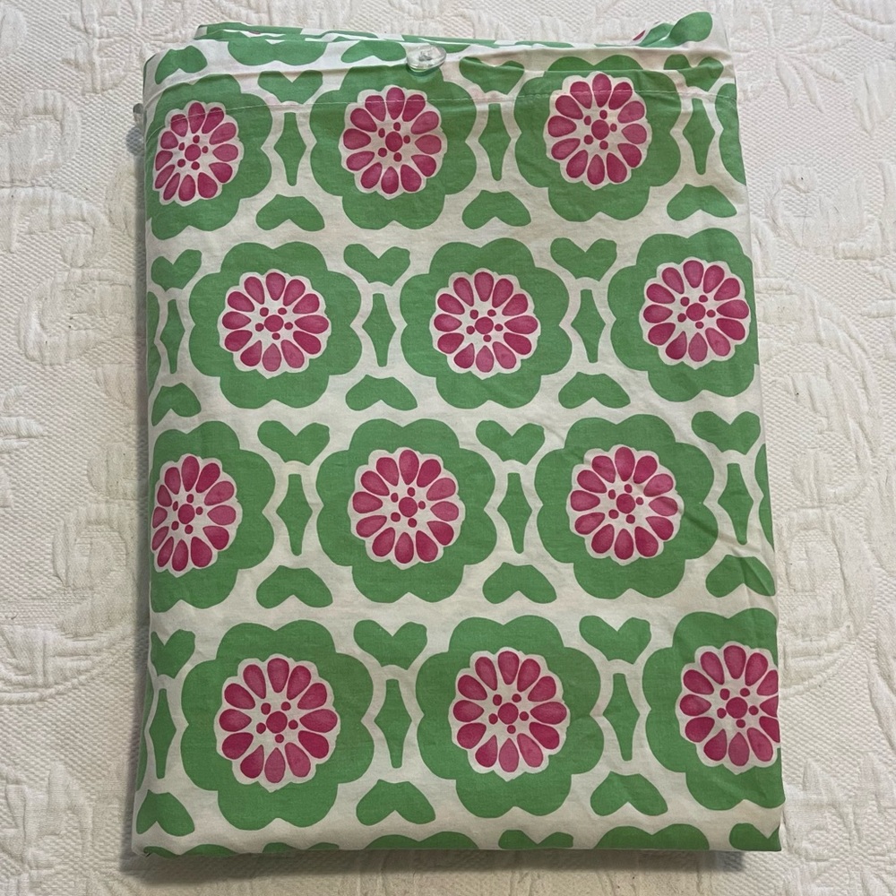 Pottery Barn Kids Floral Duvet Cover - Full/Queen